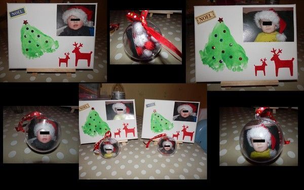 Petits sapins  et boules